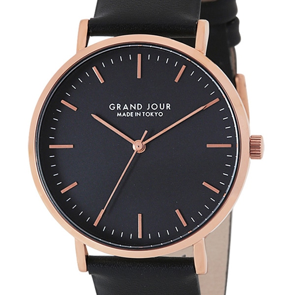 ブラック×ピンクゴールド/メンズ