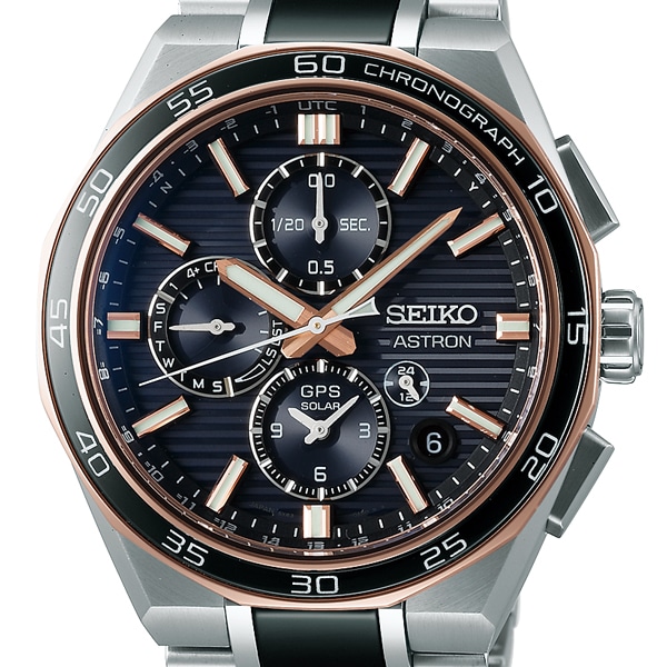 ネイビー×ピンクゴールド