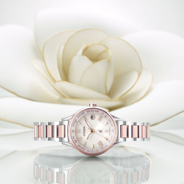 シルバーピンク×ゴールド