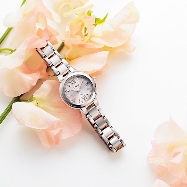 ピンクゴールド×シルバー