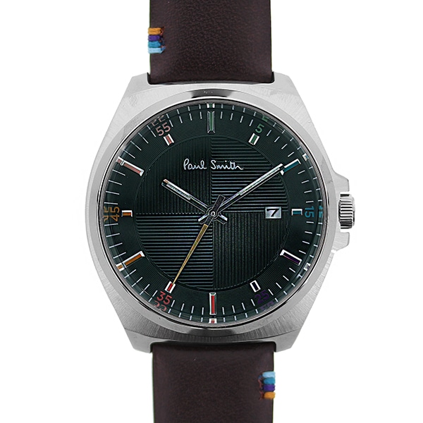 ダークブラウン×ダークグリーン/メンズ