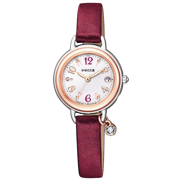 ピンクゴールド×シルバー(替えベルト:レッド)