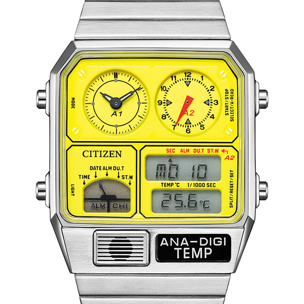 イエロー/アナデジテンプ