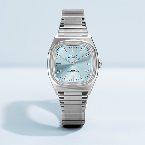 シルバー/ブルー