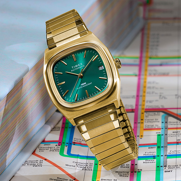 ゴールド/グリーン