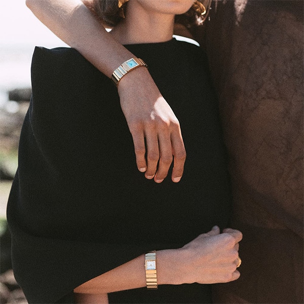 ゴールド/ブルー