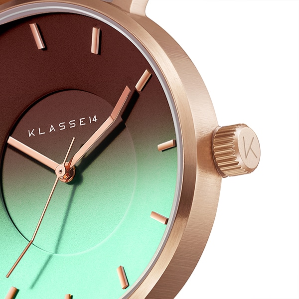 ブラウン×ミントグリーン