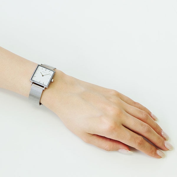 シルバー×ホワイト