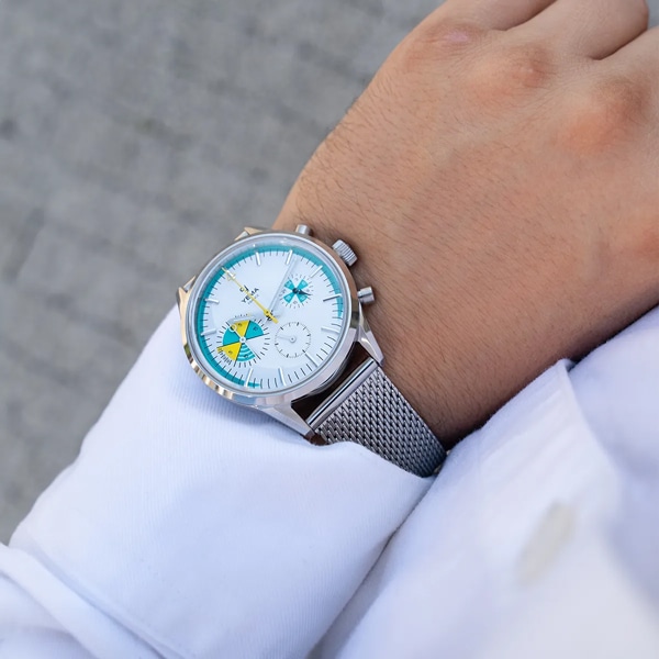 ホワイト/メタル