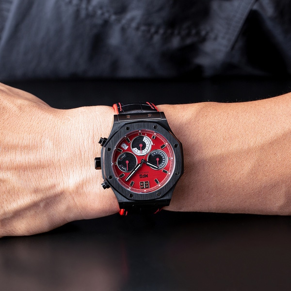 ブラック/レッド