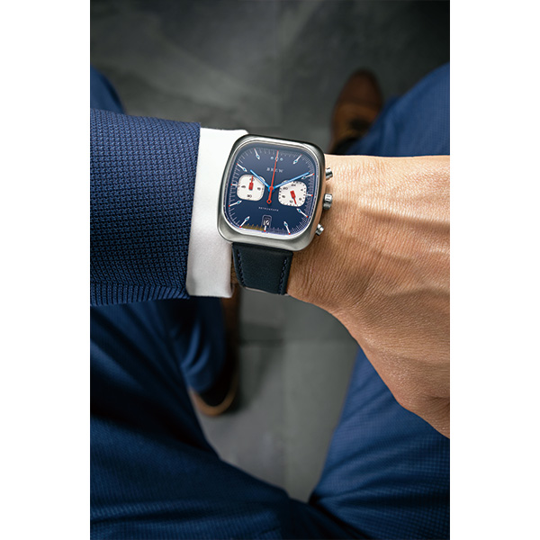 シルバー/ネイビー