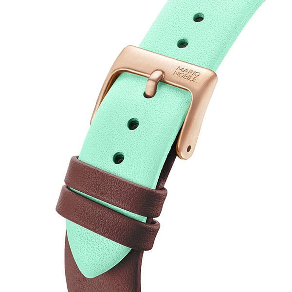 ブラウン×ミントグリーン