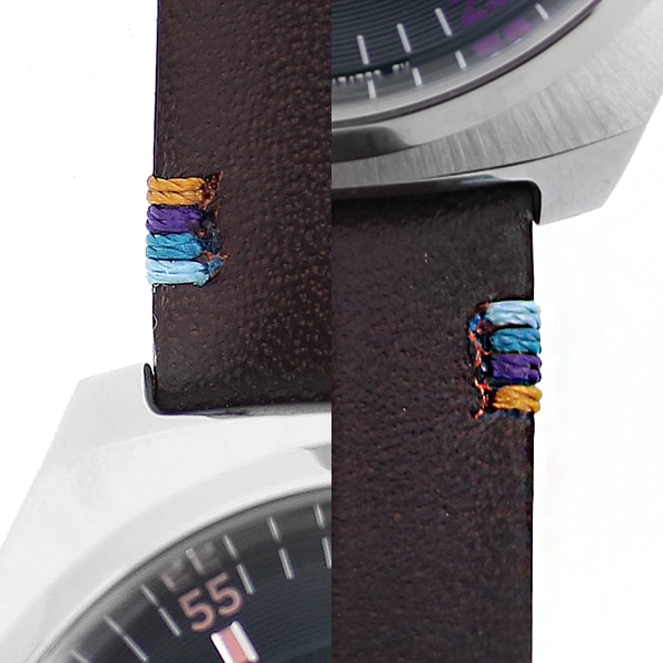 ダークブラウン×ダークグリーン/メンズ