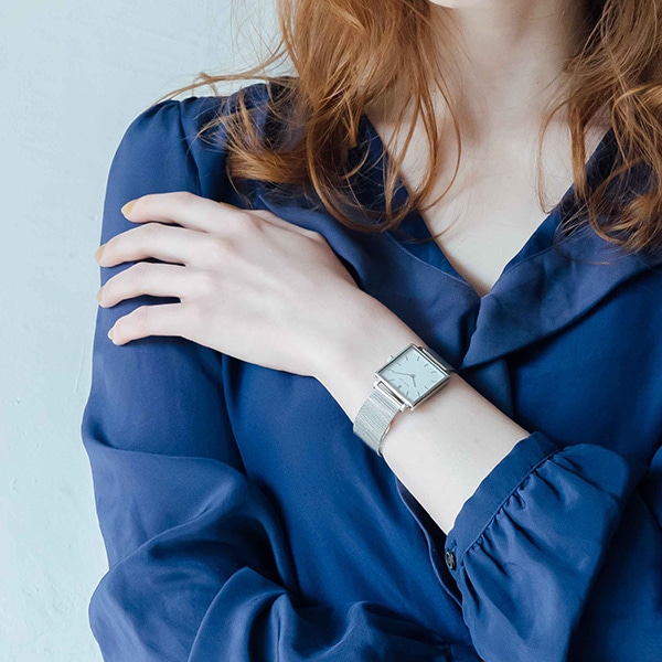 シルバー×ホワイト