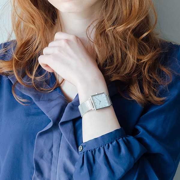 シルバー×ホワイト