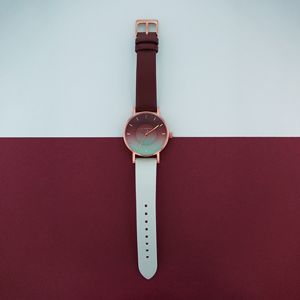 ブラウン×ミントグリーン