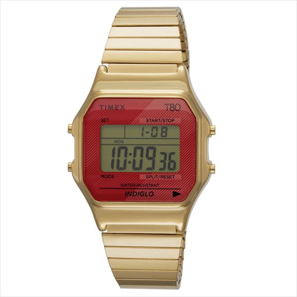 TIMEX】Timex 80 TW2V19200 クオーツ ユニセックス Gold/Redの通販 