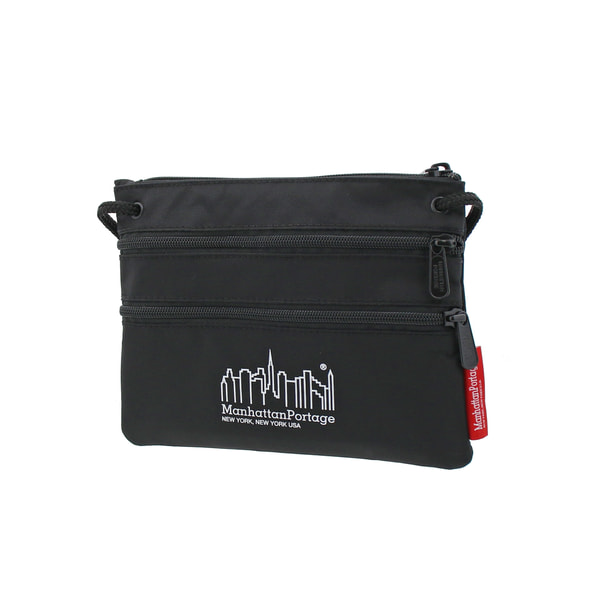 Manhattan Portage マンハッタンポーテージ Triple Zipper Pouch トリプルジップポーチ サコッシュ ブラック Triple Zip Pouch Black Collectors バッグと財布の通販サイト ヌーヴ エイオンラインストア