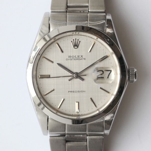 Rolex ヴィンテージ オイスターデイト プレシジョン Ref 6694 中古 レディース シルバー Tictac 腕時計の通販サイト ヌーヴ エイオンラインストア