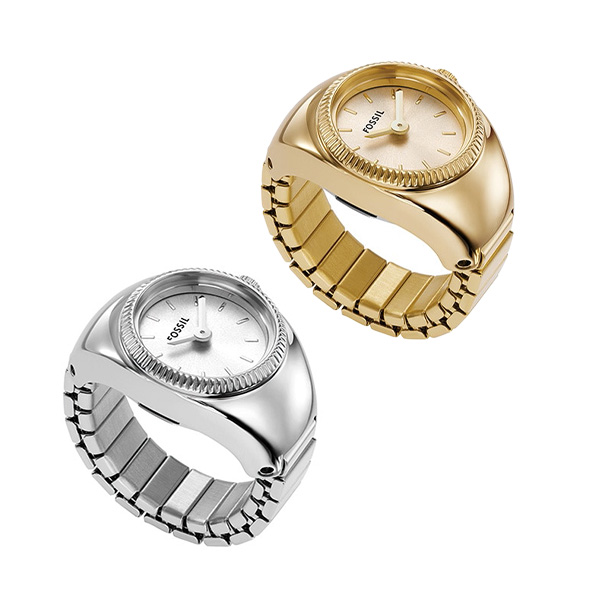 Fossil ペアウォッチ リング WATCH RING ES5245/ES5246 クォーツ EC限定セット