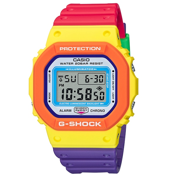 G Shock ジーショック Casio カシオ Special Color Psychedelic Multi Colors Dw 5610dn 9jf