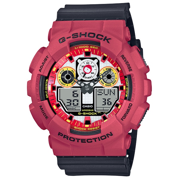 G Shock ジーショック Casio カシオ Daruma ダルマ Ga 100da 4ajr 専用ボックス付 レッド 腕時計 メンズ