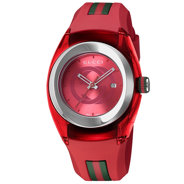 Gucci Sync シンク Ya メンズ レディース 31mm レッド Tictac 腕時計の通販サイト ヌーヴ エイオンラインストア
