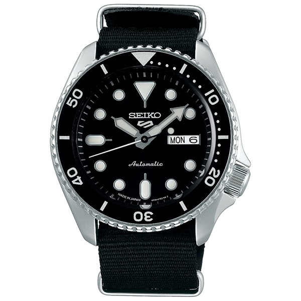 Seiko 5 Sports Sports Style Sbsa021 自動巻 メンズ ブラックナイロンベルト Tictac 腕時計の通販サイト ヌーヴ エイオンラインストア