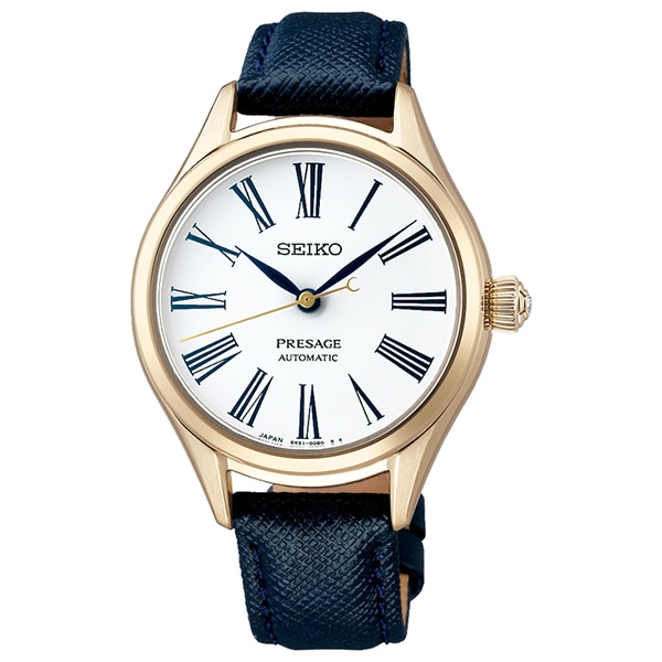 ホワイト白SEIKOセイコー　腕時計　SARW011 機械式時計 自動巻　琺瑯ダイヤル美品