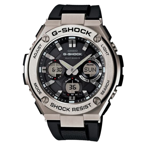 超可爱 カシオ G-shock G-steel GST-W100D 洗浄済み 美品 腕時計 ...