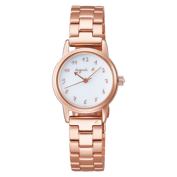 文字盤の色ピンク系アニエスベー　腕時計　ソーラー　レディース　新品