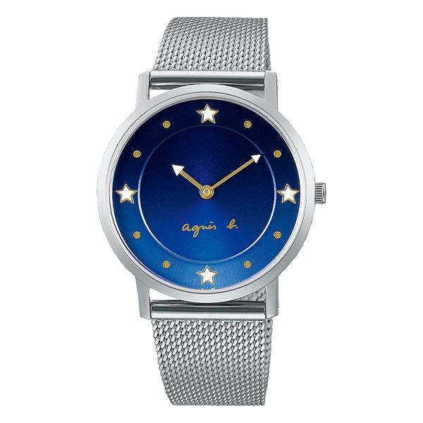 アニエスベー 時計 レディース 限定品 蓄光 文字盤が光る 35周年モデル agnes b. 腕時計 33mm FCSK759 正規品
