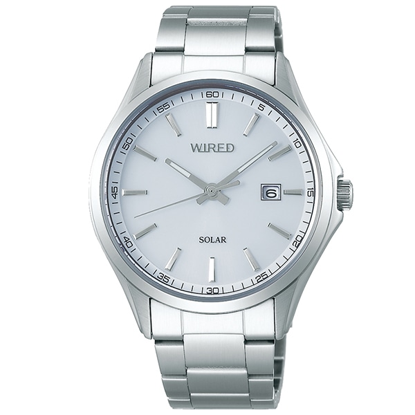 Wired Agad405 ニュースタンダード ソーラー メンズ ホワイト Tictac 腕時計の通販サイト ヌーヴ エイオンラインストア