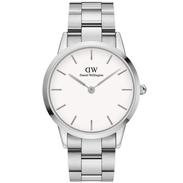 Daniel Wellington ダニエル ウェリントン Iconic Link 40mm Silver White 腕時計 メンズ Dw