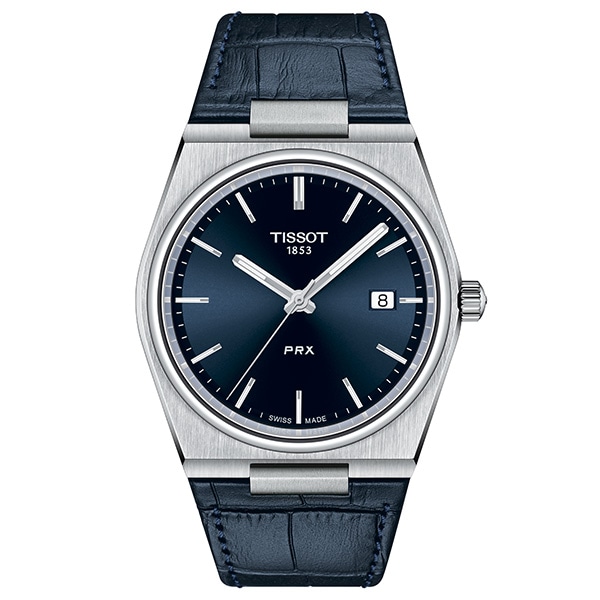 腕時計“tissot PRX,,ブルー文字盤クオーツ40mm/10気圧防水