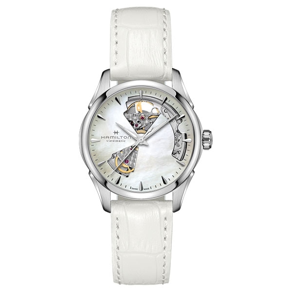 腕時計ハミルトン 腕時計美品  ジャズマスター 白