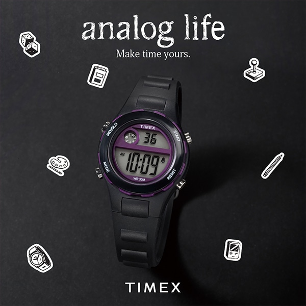 TIMEX タイメックス kids キッズ TW2W92300 ブラック クォーツ ユニセックス