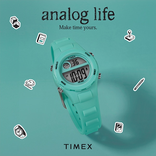 TIMEX タイメックス kids キッズ TW2W92600 ライトグリーン クォーツ ユニセックス