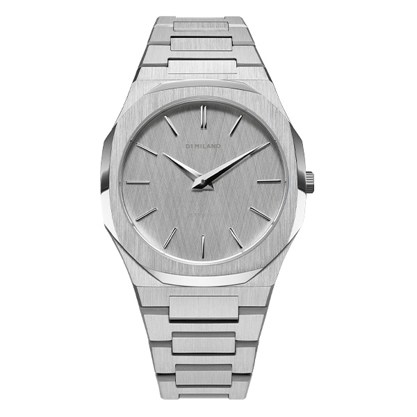 D1 MILANO ウルトラシン リネン UTBJ23 クォーツ メンズ(シルバー): D1