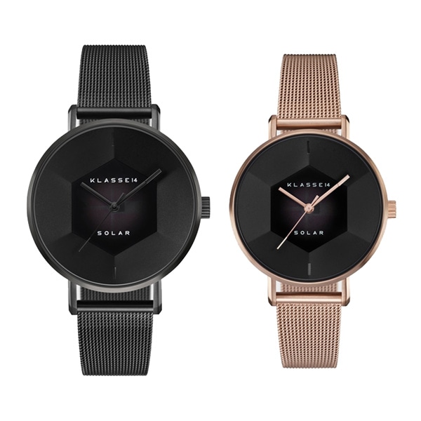 KLASSE14 ペアウォッチ VOLARE Solar WVS22BK002M/WVS22RG003W EC限定セット