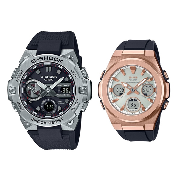 G-SHOCK ペアウォッチ G-STEEL GST-B400-1AJF/BABY-GG-MSジーミズ MSG-W600G-1AJF EC限定セット