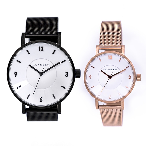 KLASSE14 ペアウォッチ Volare Glossy クリスマス限定モデル WVO23BK012M/WVO23CE011S クォーツ EC限定セット