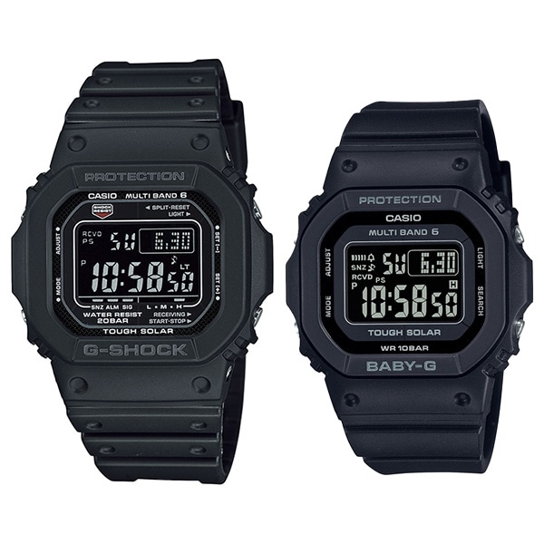 G-SHOCK ペアウォッチ ORIGIN GW-M5610U-1BJF/BABY-GBGD-5650-1CJF 電波ソーラー EC限定セット