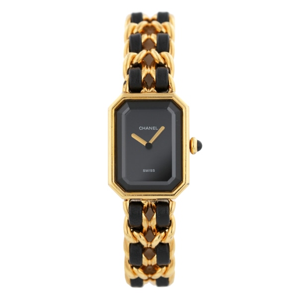 CHANEL ヴィンテージ プルミエールL GP H0001 Lサイズ クォーツ 中古 レディース 1990年代