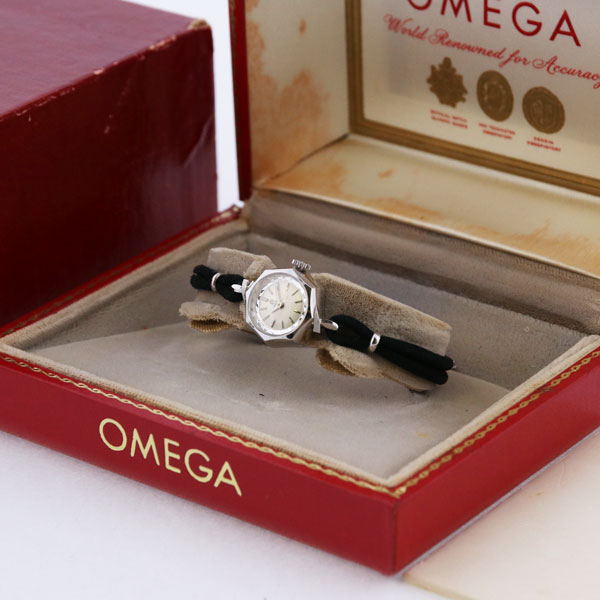 OMEGA ヴィンテージ オメガ オクタゴン 手巻き 中古 レディース 1965年製