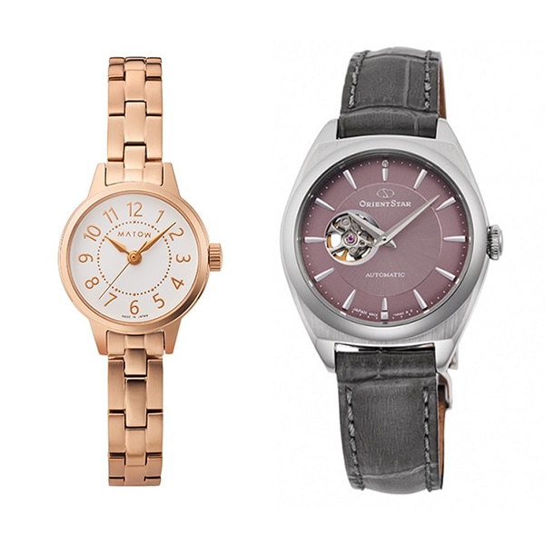 EC限定セット matow mw005002 クォーツ / ORIENT STAR RK-ND0103N 機械式 レディース