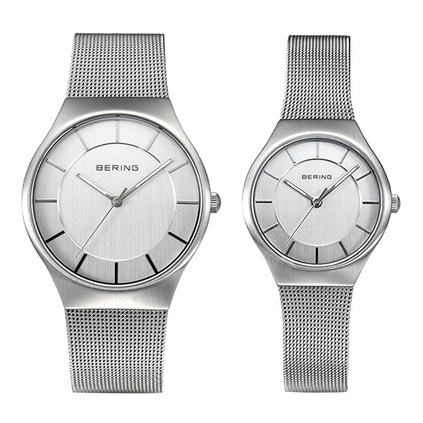 BERING ペアウォッチ 11935-004-J/11927-004-J クォーツ EC限定セット