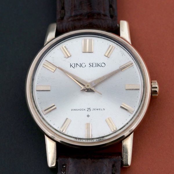 SEIKO ヴィンテージ キングセイコー 1st J14102E 14KGF 初期型 手巻 中古 メンズ 1962年製