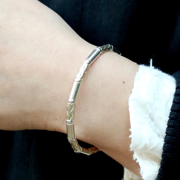 Tiffany&Co. ティファニー アズテック ジグザグ ブレスレット 中古 レディース