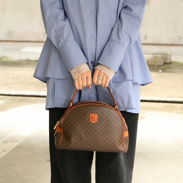 CELINE セリーヌ マカダム ハンドバッグ MC97 中古